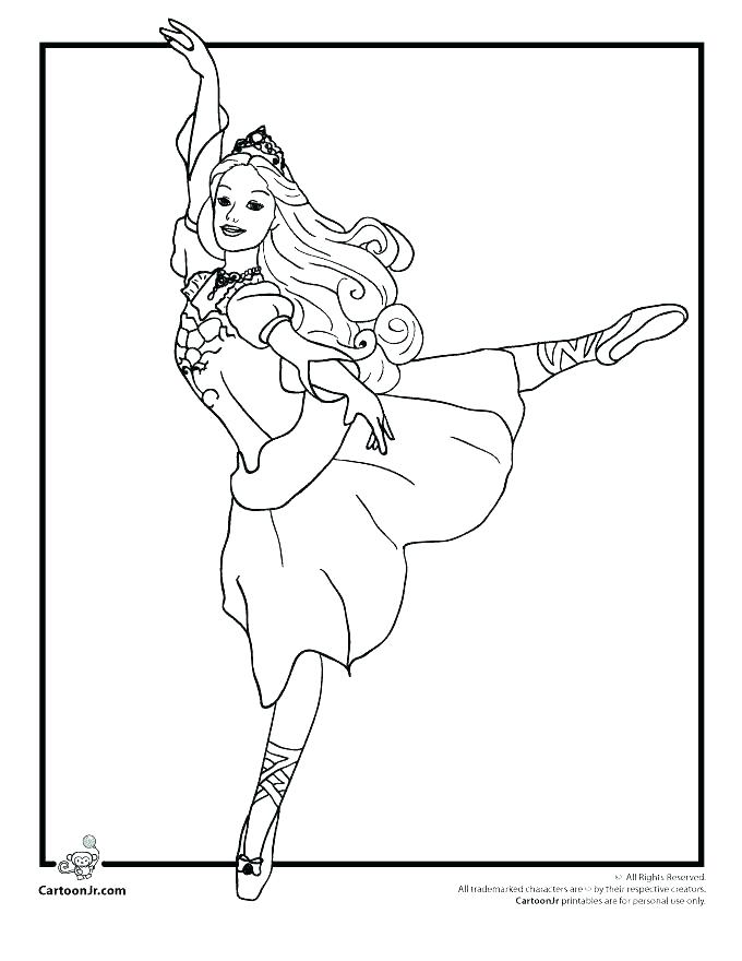 680x880 Ballerina Coloring Pages Ballerina Coloring Pages Barbie Ballerina