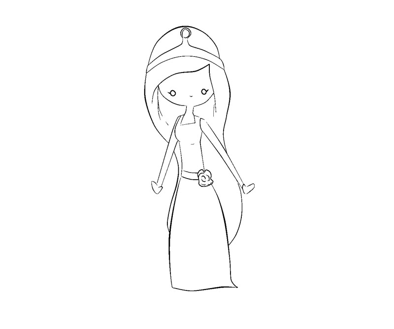Princess Bubblegum Coloring Pages