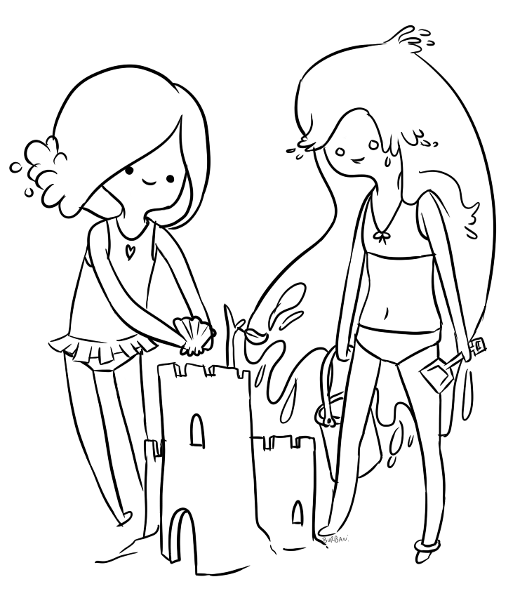 751x842 Adventure Time Coloring Pages