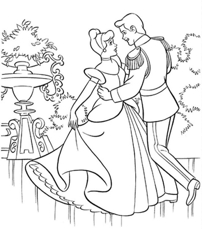 700x791 Cinderella S Carriage Coloring Page The Cinderella Princess