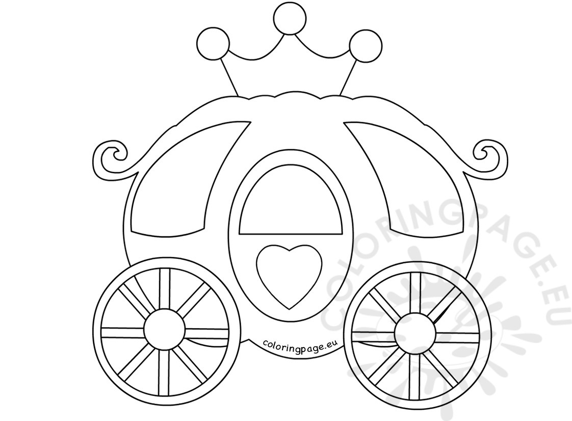 1122x826 Pumpkin Carriage Coloring Book Coloring Page