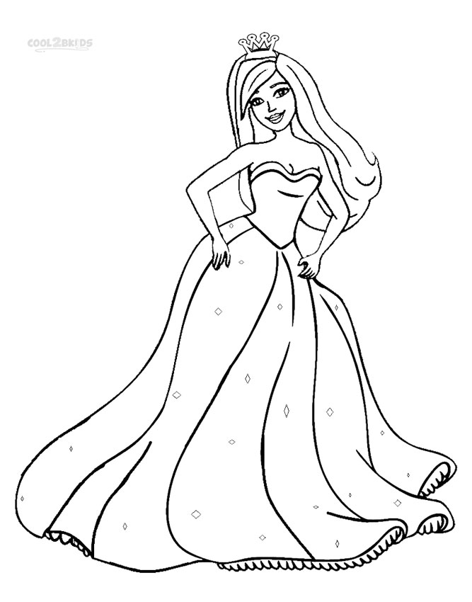 667x850 Barbie Princess Coloring Pages Printable Barbie Princess Coloring