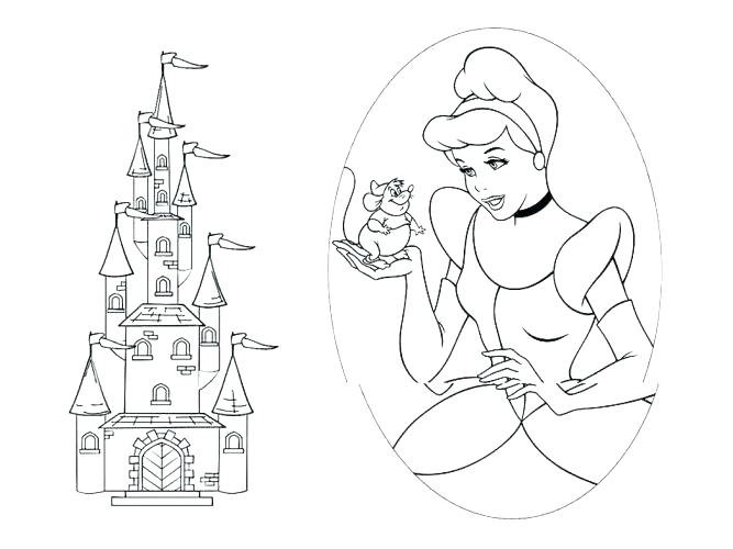 667x500 Disney Castle Coloring Page Printable Coloring Pages Coloring Page