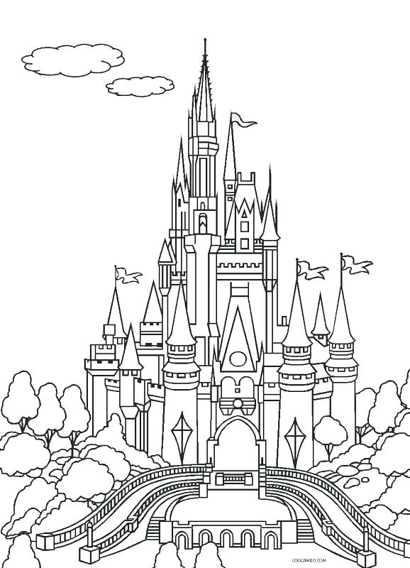 578x800 Princess Castle Coloring Page Castle Color Page Castle Coloring