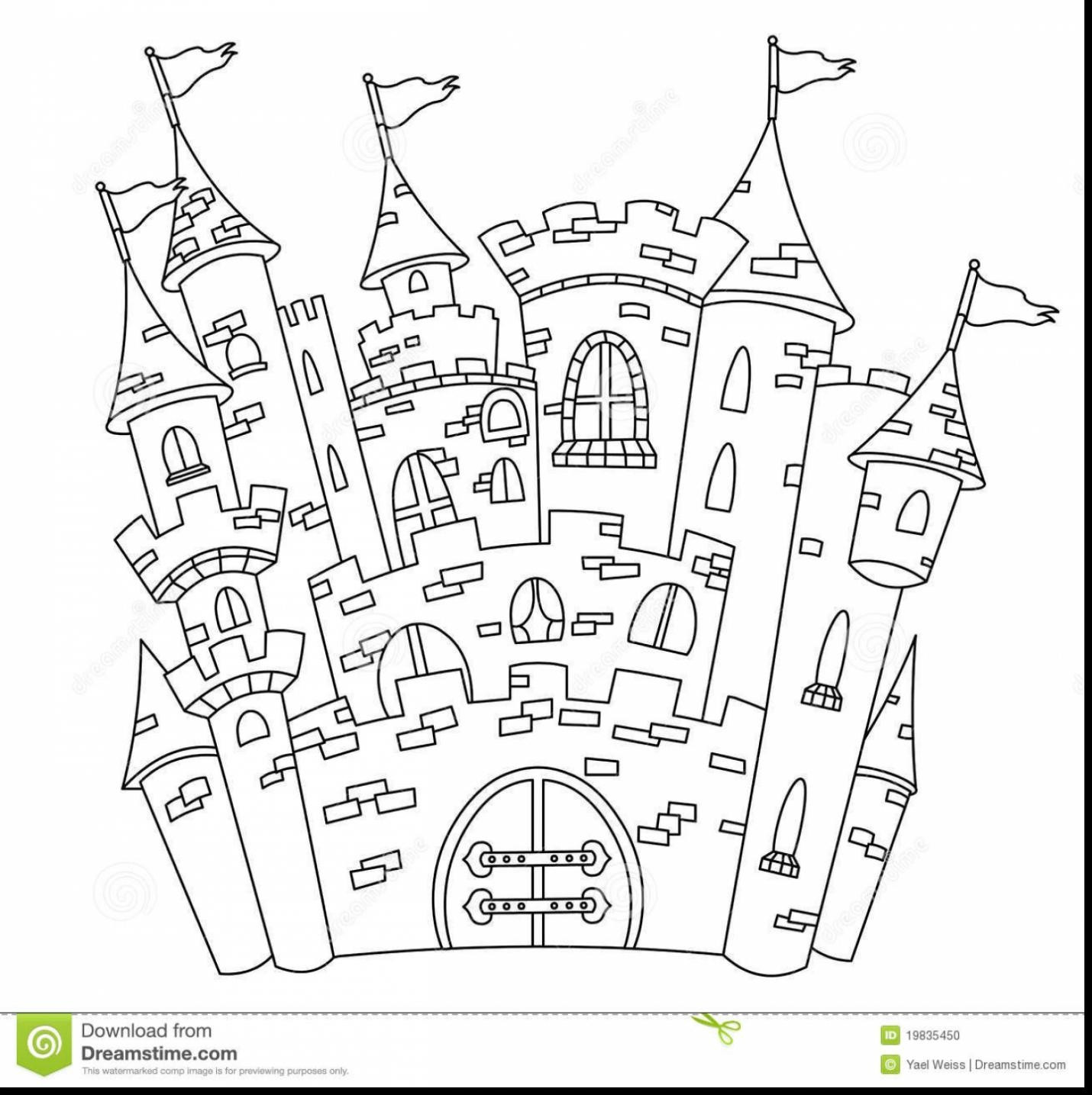 1430x1435 Princess Castle Coloring Page Luxury Incredible Fancy Pages