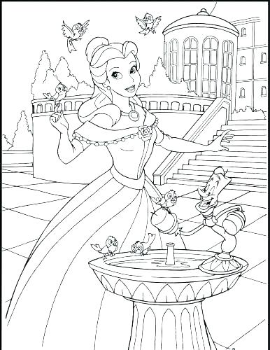 386x500 Coloring Pages Castles