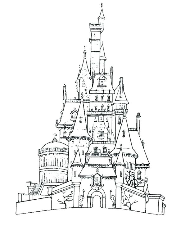 567x728 Castles Coloring Pages Castle Coloring Page Castles Castles