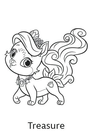 300x450 Princess Cat Coloring Pages Princess Palace Pets Free Coloring