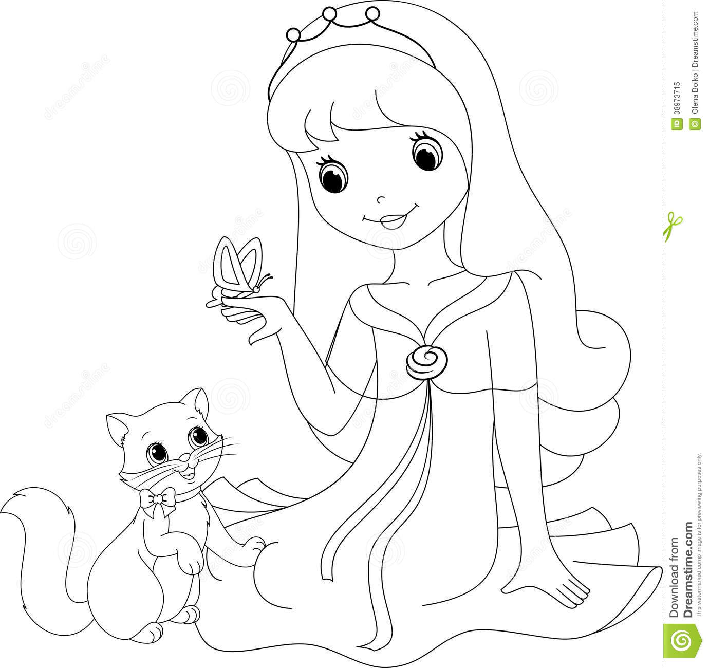 1380x1300 Princess Cat Coloring Pages Free Coloring Sheets