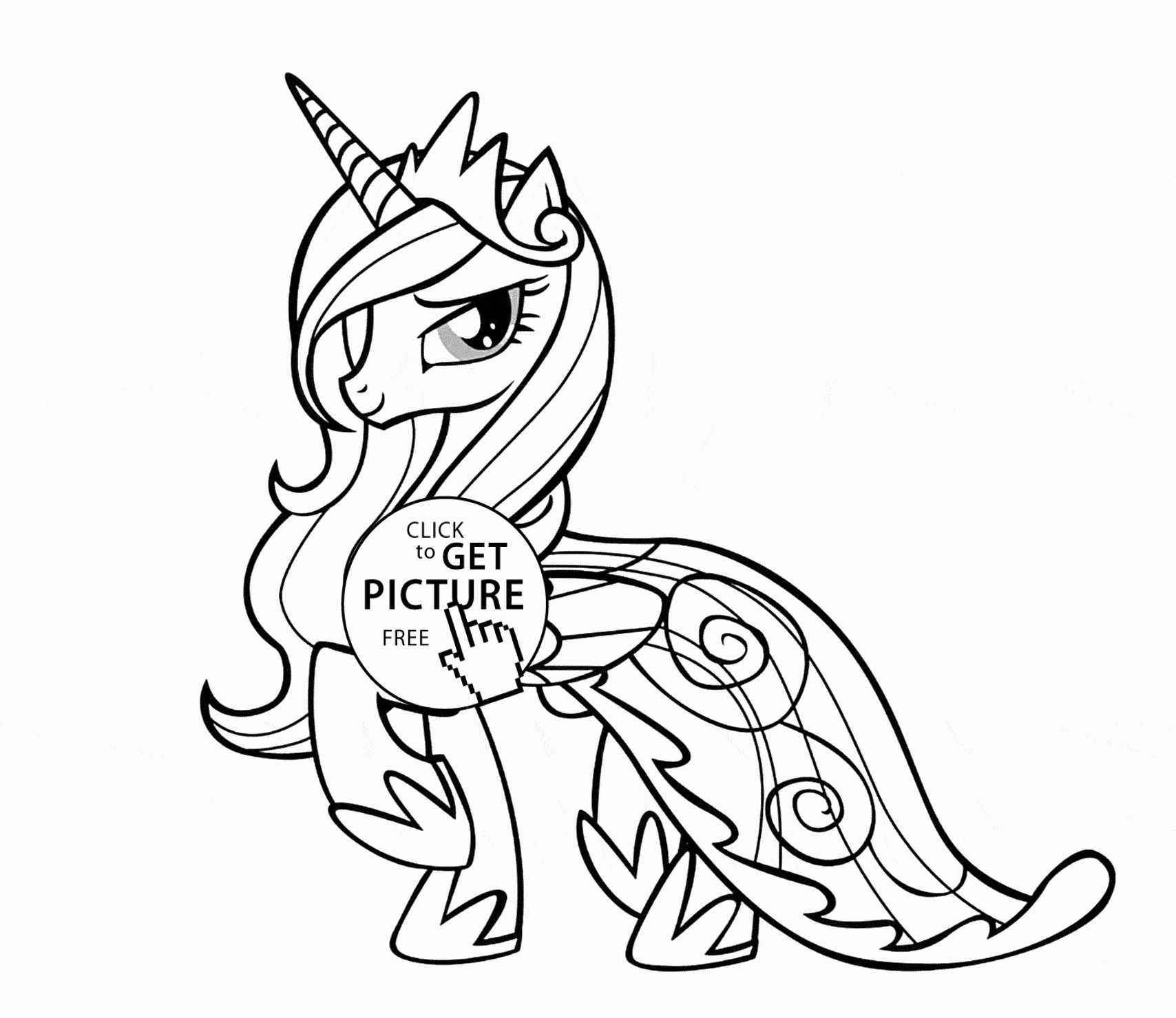 1708x1480 My Little Pony Coloring Pages Princess Celestia New Princess