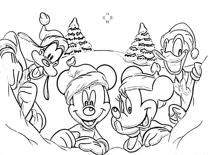 728x545 Free Printable Disney Princess Christmas Coloring Pages Coloring