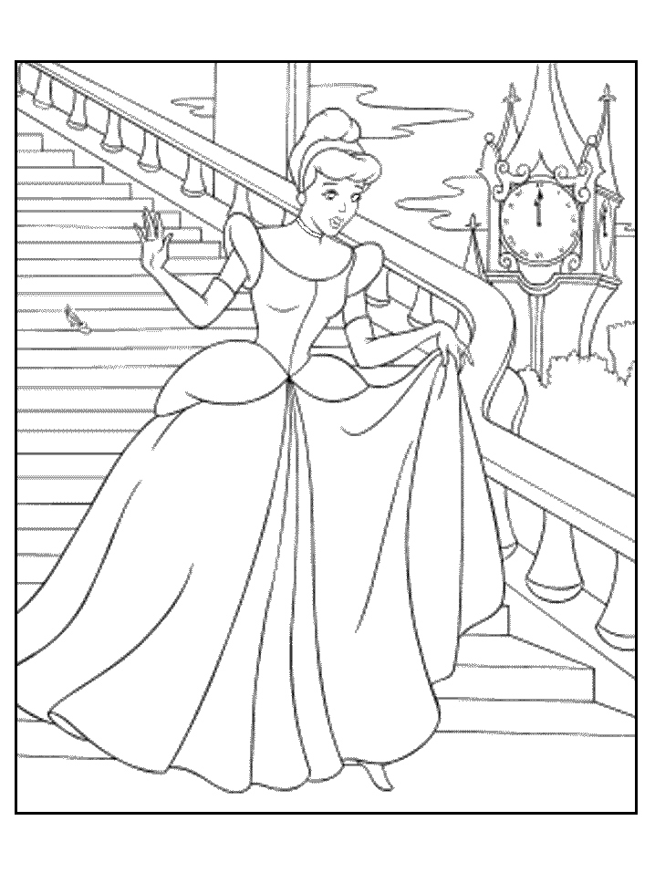 718x957 Cinderella Coloring Pages Best Of Princess Cinderella Coloring