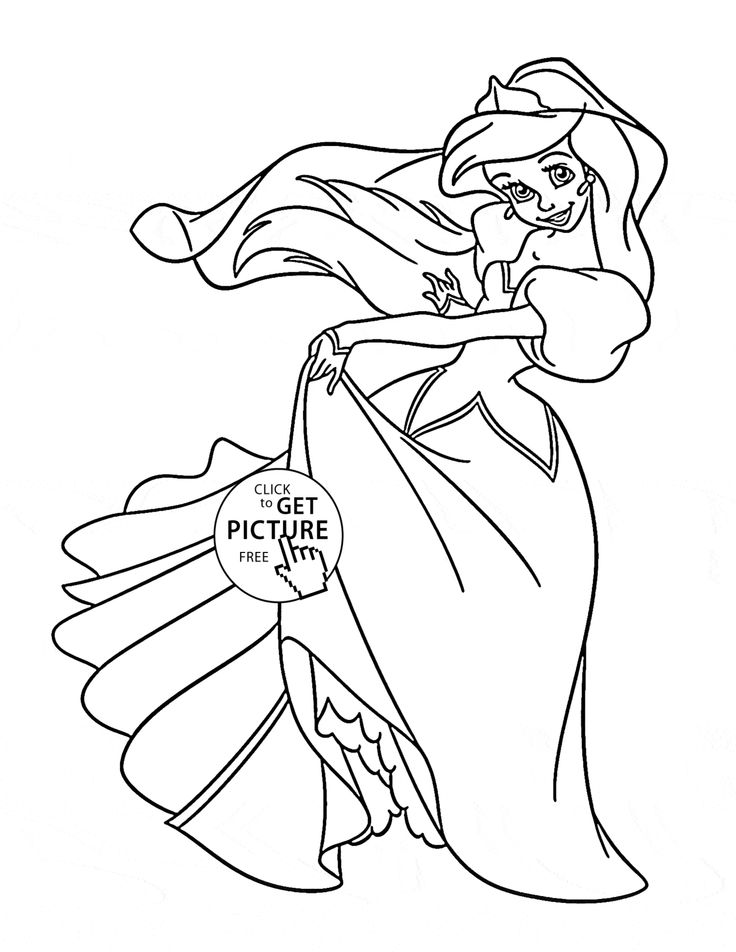 Princess Coloring Pages For Girls