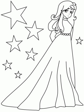 290x386 Irish Princess Coloring Pages Pretty5 Girl Book