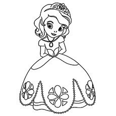 230x230 Printable Princess Coloring Pages Girls Yspages