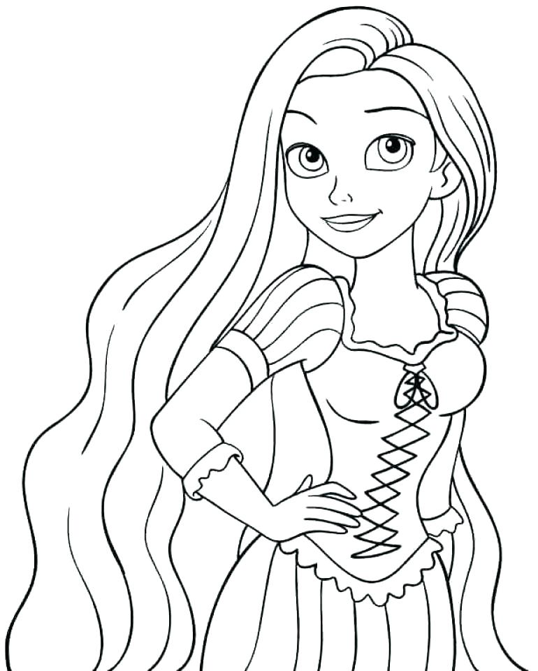770x960 Princess Coloring Pages For Kids Free Printable Princess Coloring
