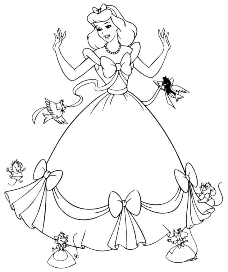 734x875 Princess Printable Pictures Printable Princess Coloring Pages