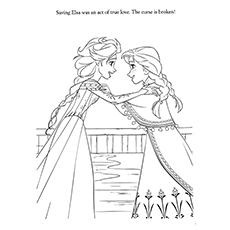 Princess Coloring Pages Frozen