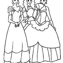 220x220 Princess Coloring Pages