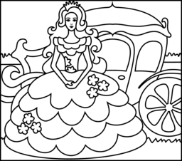 256x226 Princesses Coloring Online