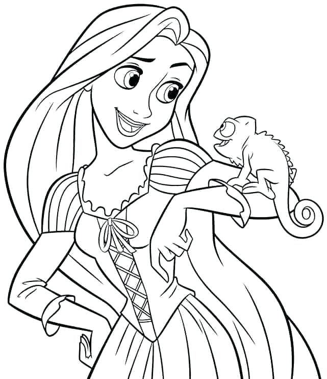 641x742 Disney Princess Coloring Pages