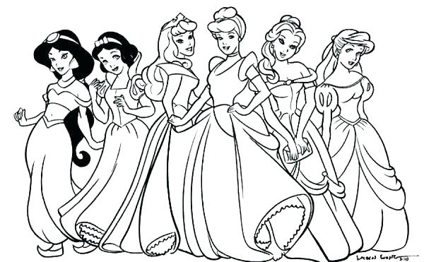 600x371 Coloring Pages Awesome Princess Coloring Pages Princess Coloring