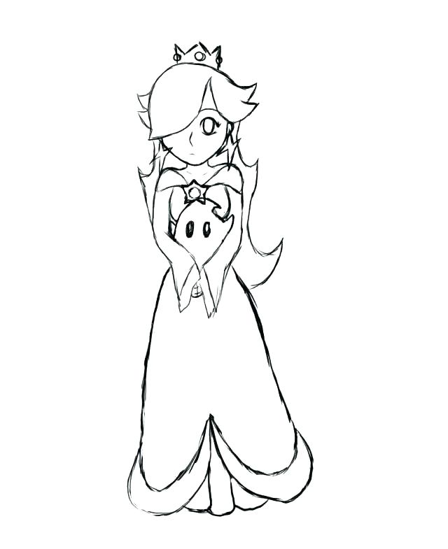 640x785 Princess Daisy Coloring Pages Shippa.co