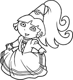 236x260 Dora Cartoon Coloring Pages Cartoon
