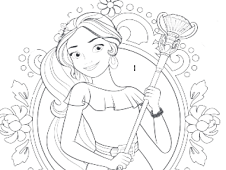 226x170 Elena Of Avalor Coloring Page