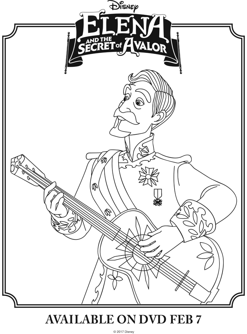800x1081 New Disney Elena And The Secret Of Avalor Coloring Page Free