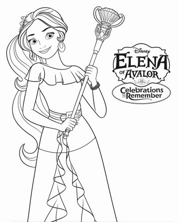 360x448 Coloring Pages Elenaf Avalor Picture Ideas And Sofia Free