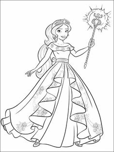 235x314 Disney Elena Of Avalor Printable Coloring Pages Disney Coloring