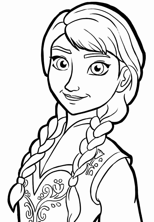 600x861 Queen Elsa Ly Sister Princess Anna Coloring Pages Disney Princess