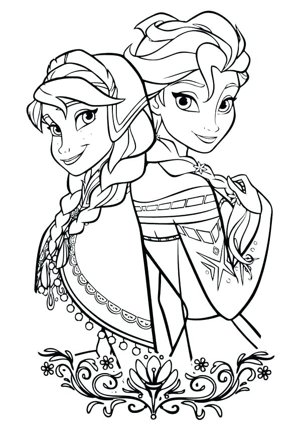 600x853 Coloring Pages Of Frozen Colouring Pages Frozen Online