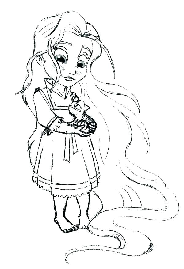 600x878 Rapunzel Face Coloring Pages Coloring Pages Coloring Pages Tangled