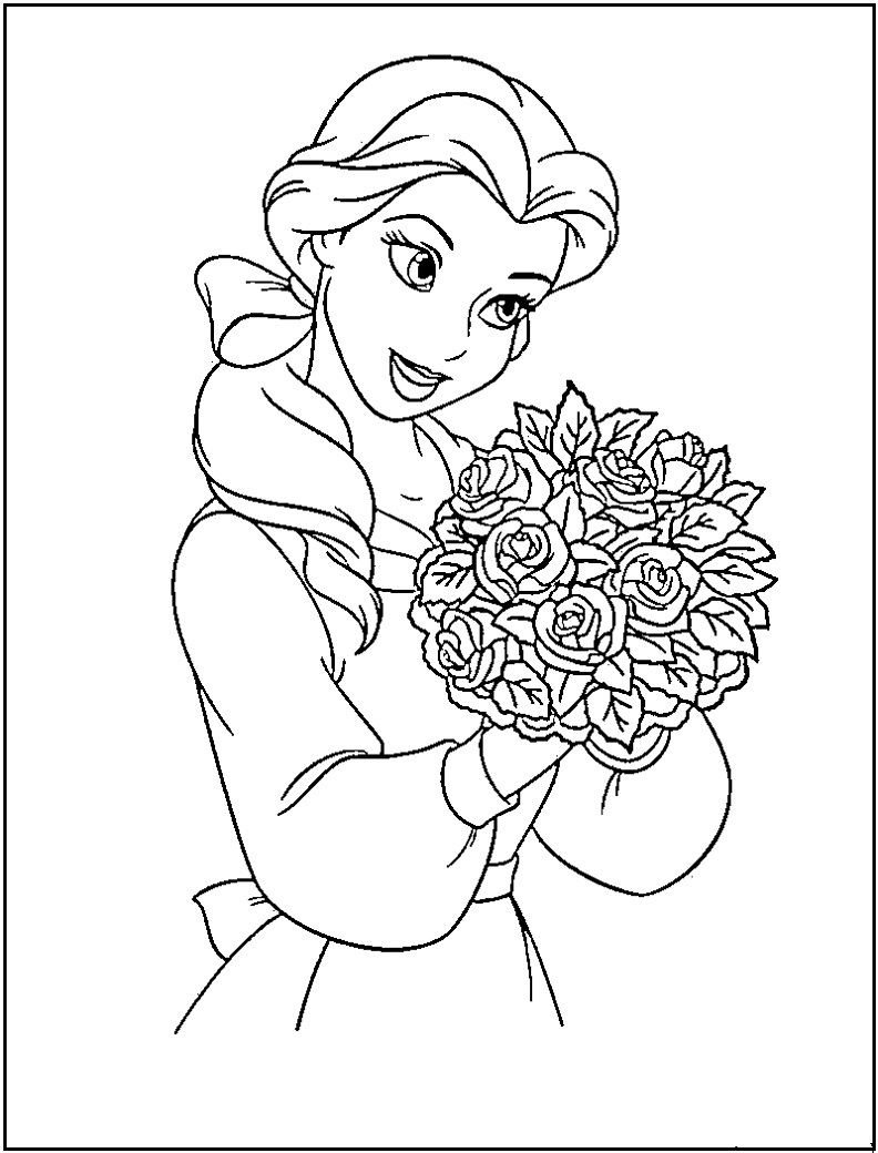 792x1040 Belle Coloring Pages Awesome Princess Belle Face Coloring Pages