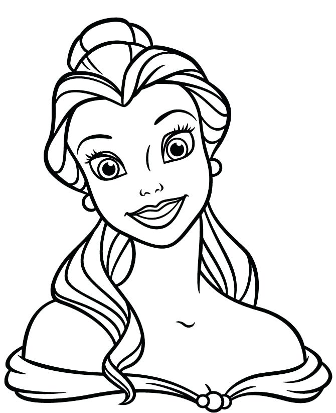 670x822 Belle Princess Para Colorear 3 Images Of Wonderful Princess