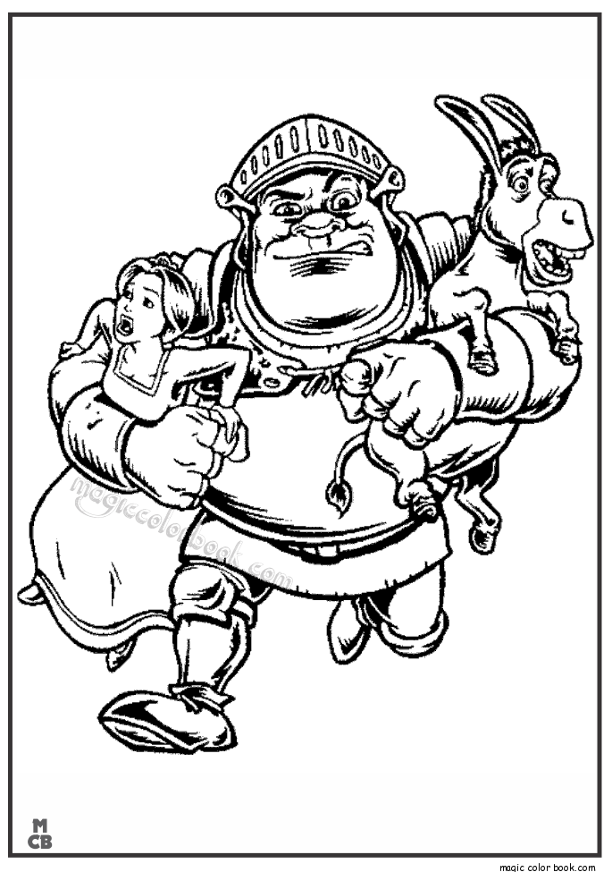 685x975 Shrek Coloring Pages 32