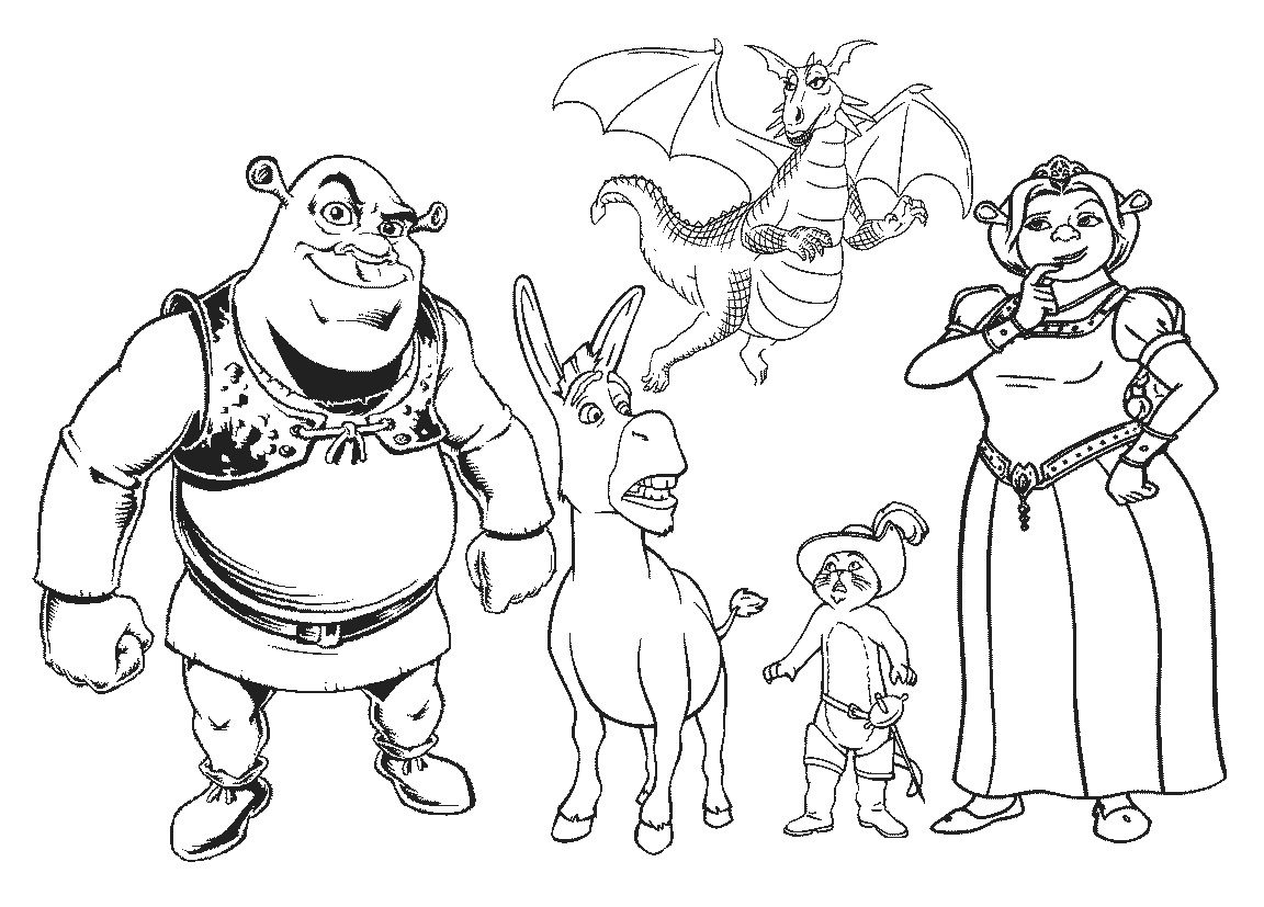 1152x827 Ogre Colouring Pages Coloring Royalty Free Rf Clipart Illustration