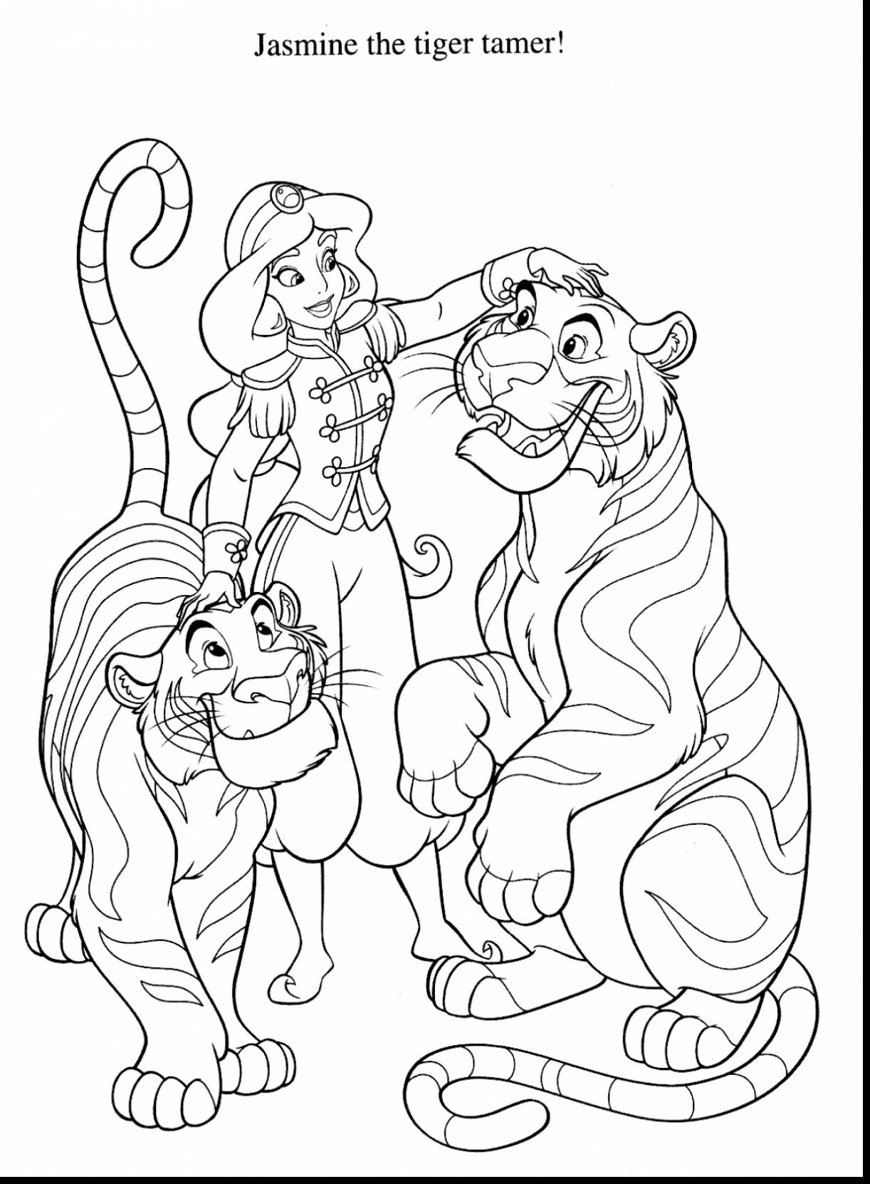1222x1662 Fabulous Disney Princess Halloween Coloring Pages With Jasmine