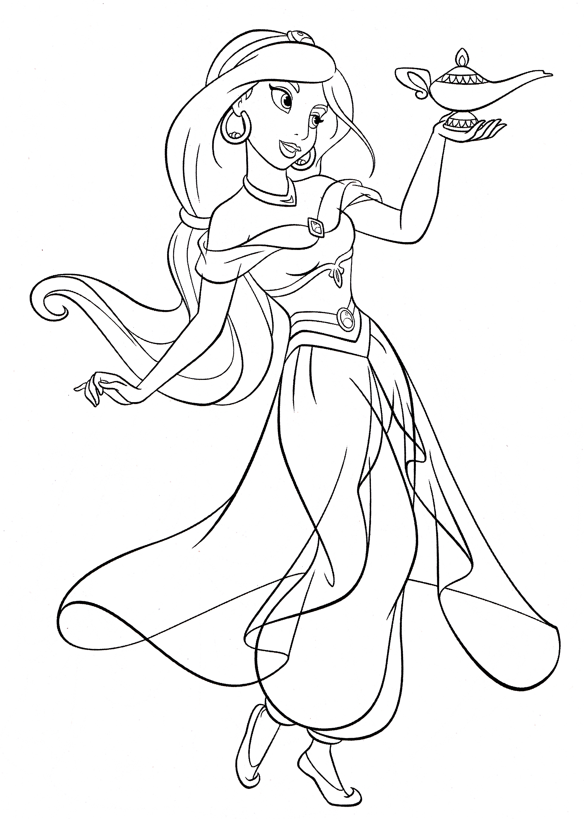 1943x2723 Fresh Disney Princess Coloring Pages Jasmine Collection