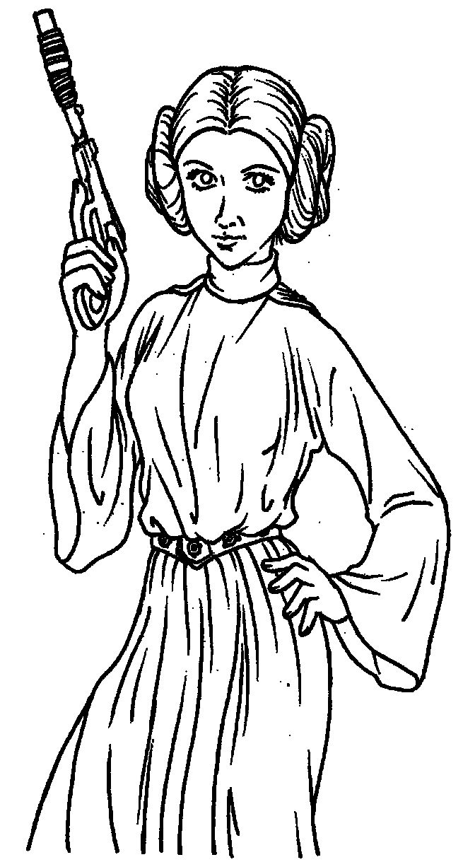 655x1219 Picture Princess Leia Coloring Pages 65 With Additional Inside
