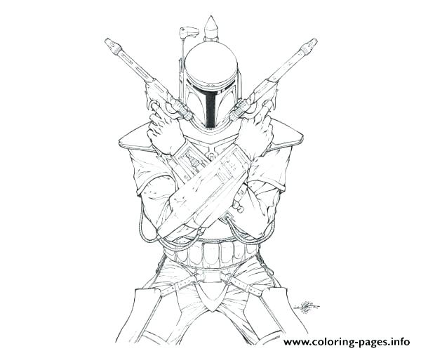 600x500 Princess Leia Coloring Page