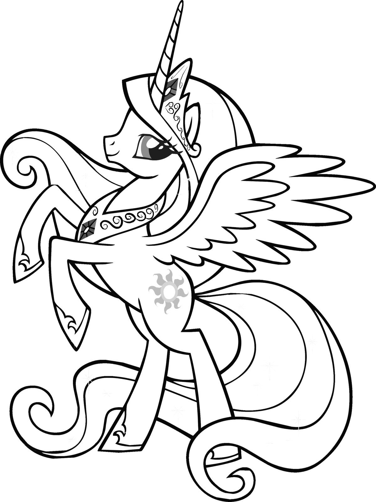Princess Luna Coloring Pages
