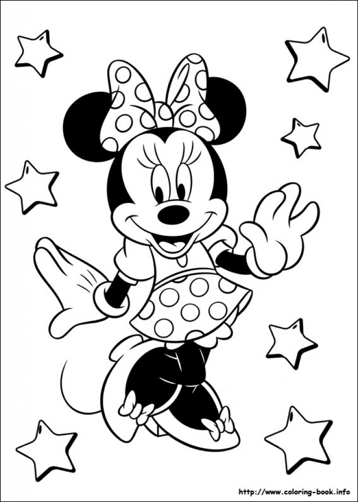 731x1024 Princess Minnie Mouse Coloring Pages