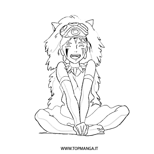 500x500 Princess Mononoke Coloring Pages ~ Best Ideas For Printable