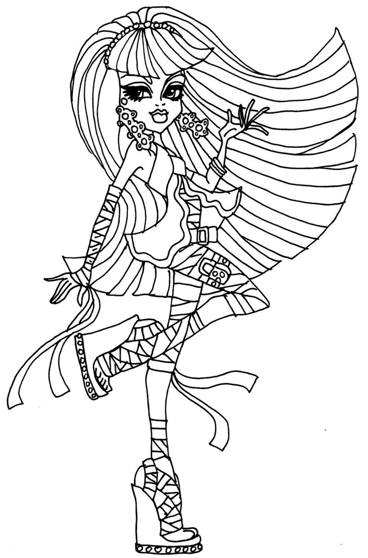 725x1101 Cleo De Nile Coloring Pages By Elfkena Or On Amazing