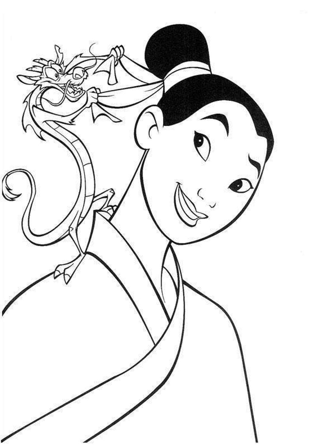 1066x1493 Princess Mulan Coloring Pages Cartoon Coloring Pages
