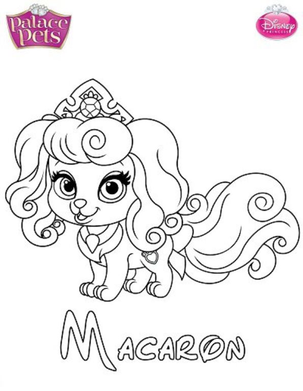 595x768 Princess Pets Coloring Pages Kids N Fun 36 Coloring Pages