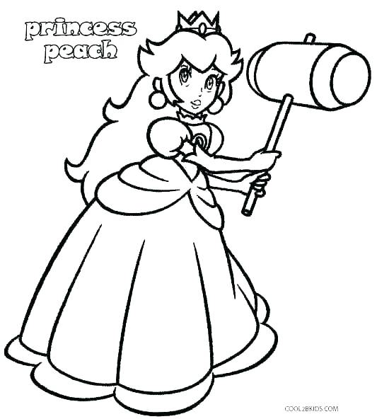 533x592 Peach Coloring Page Princess Daisy Coloring Pages Princess Peach